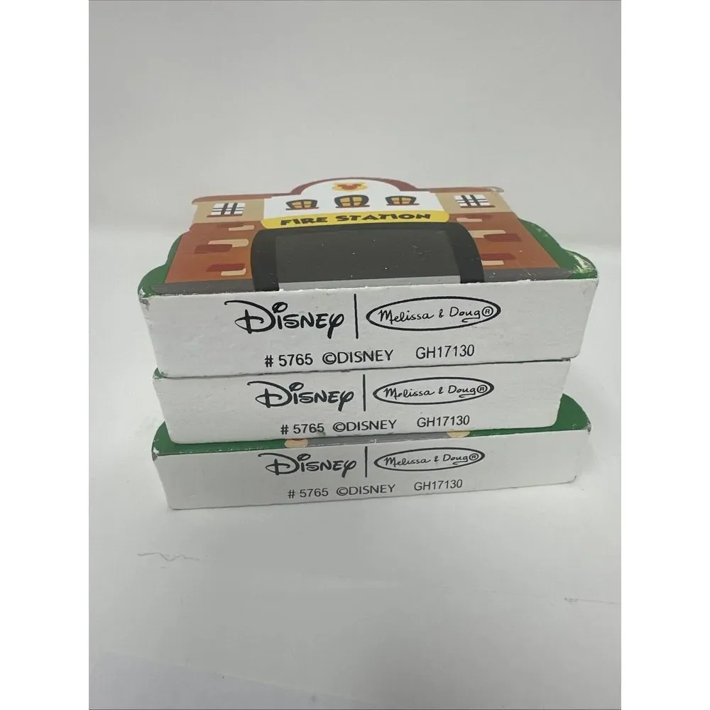 Lot of 25 Melissa and Doug Disney Mickey Mouse Town with Buildings *See‎ Photos*